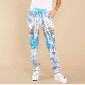 Tie Dye Blue Lounge Sweatpant Joggers